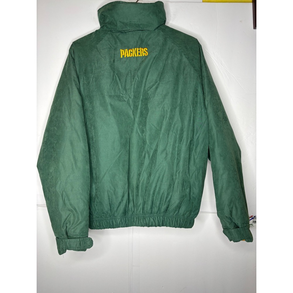 Vintage Green Bay Packers‎ G-III Carl Banks Jacket Green Gold Mens Medium NFL - Picture 6 of 10